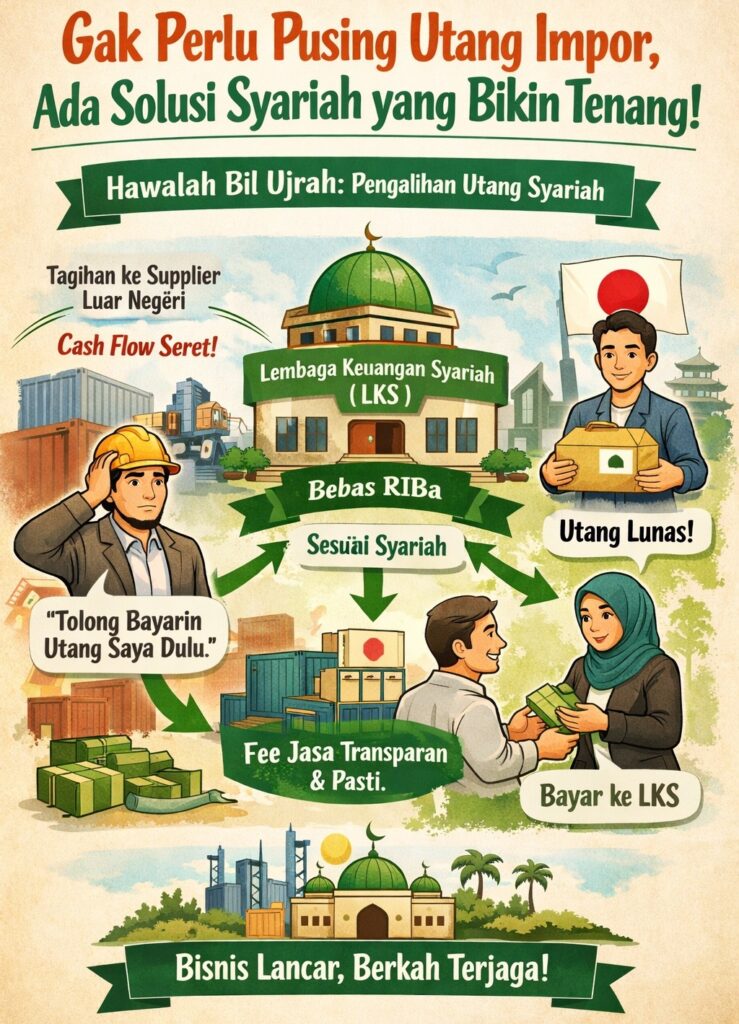 Solusi Syariah Utang Impor: Mengenal Akad Hawalah Bil Ujrah