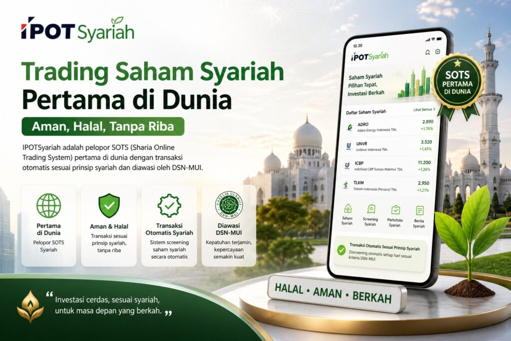 IPOTSyariah: Trading Saham Syariah Pertama di Dunia, Aman & Halal!